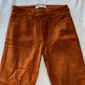 Orange jeans